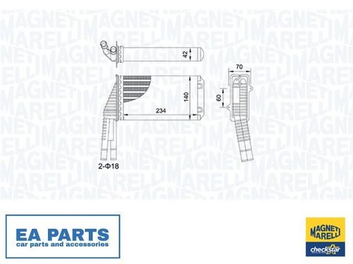 Heat exchanger interior - exchanger,,