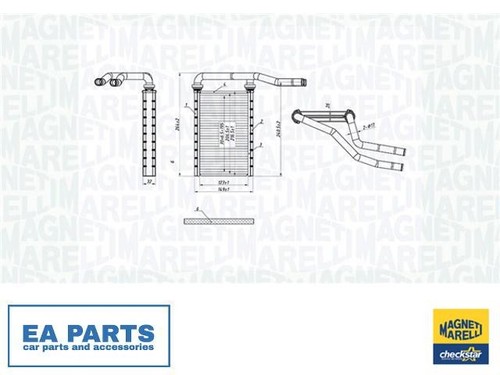 Heat exchanger interior - exchanger,,